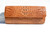 TAN 1990's-2000's HORNBACK Crocodile Skin CLUTCH Cross Body Shoulder Bag - EILEEN KRAMER