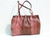  Pink GUCCI 1970's-80's Karung Snake Skin Shoulder Bag 