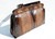  Dramatic XL Chocolate 1980's Double HORNBACK Crocodile Skin SHOULDER Bag - EXKLUSIV 