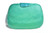  GREEN Multi-Color 1970's-80's Reptile Skin Clutch Shoulder Bag 