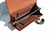  1990's MOCHA Brown FROG Skin Shoulder Bag with Matching Stingray Skin Cuff 