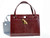  OXBLOOD Red 1960's MARTIN VAN SCHAAK Lizard Skin Handbag - TIGER! 