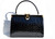  TImeless 1950's-60's BELLESTONE Jet BLACK Alligator Skin Handbag 