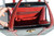  Black & RED 1960's MARTIN VAN SCHAAK Lizard Skin Handbag - BUMBLE BEE! 