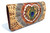  Stunning 1960's-1970's Ample PEACOCK Feather CLUTCH 