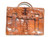  1960's HORNBACK Crocodile Skin & Leather BRIEFCASE Bag 