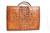  1960's HORNBACK Crocodile Skin & Leather BRIEFCASE Bag 