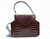  Fabulous CHOCOLATE 1950's-60's ART DECO Style CROCODILE Skin Handbag 