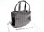  Early 2000s Haute Couture MANOLO BLAHNIK Gray CROCODILE Skin Handbag 