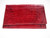  Structured Early 2000's RED CROCODILE Belly Skin Clutch Wristlet Bag 