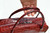  GIANT 17 x 11 TARDINI Distressed Burgundy RED ALLIGATOR Skin Travel Overnight Bag 