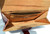  Lovely RED 1950's ALLIGATOR Belly Skin Clutch Bag - ARGENTINA 