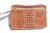  Unisex 1990's HORNBACK CROCODILE Skin Zippered Man Bag Pouch Case Clutch 