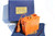  ORANGE 1990's STUART WEITZMAN Cobra Snake Skin Shoulder Bag - BOX! 