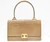  COBLENTZ 1960's Blonde TAN CROCODILE Porosus Belly Skin Handbag 