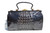  Beautiful BLACK 1920's-30's EDWARDIAN Hornback Alligator Handbag 