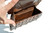  Lovely Brown 1930's-40's Hornback Alligator Skin CLUTCH Bag 