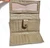  1990's-2000's OMBRE Taupe Ostrich Skin Long Checkbook Wallet 