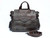  BOHO Casual Dark BROWN 1970's-80's PYTHON Snake Skin & Leather SATCHEL Handbag Shoulder Bag 