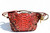  ROCKSTAR 1990's RED Studded PYTHON Snake Skin Shoulder Bag - RASHEEDAH 