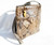  Taupe 1970's-80's PYTHON Snake Skin CROSS Body Messenger Shoulder Bag -SHARIF 