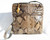 Taupe 1970's-80's PYTHON Snake Skin CROSS Body Messenger Shoulder Bag -SHARIF 