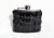 Custom Black HORNBACK Alligator Skin 5 Oz. Stainless Hip FLASK - NEW!   Custom Black HORNBACK Alligator Skin 5 Oz. Stainless Hip FLASK - NEW!