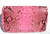  XL Early 2000's Fuschia PINK PYTHON Snake Skin Clutch Bag - Maia N. - Italy 