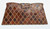  Chocolate Brown 1960's-70's  PATCHWORK Lizard CLUTCH Bag 