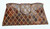  Chocolate Brown 1960's-70's  PATCHWORK Lizard CLUTCH Bag 