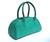  TURQUOISE Green Early 2000's Ostrich Skin Handbag 