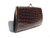  Petite CHOCOLATE Brown 1950's-60's Alligator CLUTCH Purse 