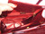 Huge 12 x 10 Early 2000's LANA MARKS Red ALLIGATOR Belly Skin Handbag Shoulder Bag - Boxed!   Huge 12 x 10 Early 2000's LANA MARKS Red ALLIGATOR Belly Skin Handbag Shoulder Bag - Boxed!