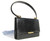  LEDERER Hermes Style 1950's-60's Black CROCODILE Skin Shoulder Bag 