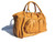 XL MUSTARD Yellow 1990's-2000's Ostrich Skin Handbag Satchel   XL MUSTARD Yellow 1990's-2000's Ostrich Skin Handbag Satchel