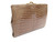 XL 1990's-2000's Dark TAN CROCODILE Belly Skin Wallet & Change Purse   XL 1990's-2000's Dark TAN CROCODILE Belly Skin Wallet & Change Purse