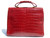 XL 1990's-2000's Candy Apple RED ALLIGATOR Belly Skin Shoulder Bag SATCHEL -Maxima - ITALY   XL 1990's-2000's Candy Apple RED ALLIGATOR Belly Skin Shoulder Bag SATCHEL -Maxima - ITALY