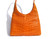 Stunning 2000's Bright ORANGE Alligator Belly Skin Shoulder Bag - HELENE   Stunning 2000's Bright ORANGE Alligator Belly Skin Shoulder Bag - HELENE