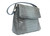 New! Denim Blue & Grey Alligator Belly Skin Shoulder Bag - Silver Hardware! 