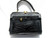  ROSENFELD 1950's-60's BLACK Alligator Skin Doctor Bag Purse 