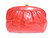  RED 1990's PYTHON Snake Skin Clutch Shoulder Bag - Morris Moskowitz 