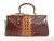 Dramatic 14.5" Early 1900's Brown Antique Hornback Alligator Handbag w/Paws!   Dramatic 14.5" Early 1900's Brown Antique Hornback Alligator Handbag w/Paws!