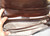  Ample 1950's-60's Chocolate EXOTIC TURTLE SKIN Shoulder Bag - El Corte' 
