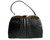  German Jet BLACK 1950's-60's Hornback CROCODILE Skin Handbag 