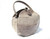  Gorgeous CREAM & TAUPE Early 2000's Canteen Style CROCODILE Handbag 