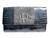 1950's-60's XL Gray & Black Hornback CROCODILE Clutch Bag   1950's-60's XL Gray & Black Hornback CROCODILE Clutch Bag