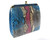  Late 1990's BLUE, Tan, PINK & Gray Python Snake Skin Clutch Shoulder Bag 