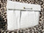  PARAPINI WHITE 1980's-90's CROCODILE Belly Skin CLUTCH Bag 