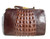 XL Early 1900's Edwardian HORNBACK Alligator Purse - RED Leather Lined!   XL Early 1900's Edwardian HORNBACK Alligator Purse - RED Leather Lined!