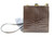 HELENE 1990's Dark Gray Taupe CROCODILE Belly Skin Shoulder CROSS BODY Bag Clutch   HELENE 1990's Dark Gray Taupe CROCODILE Belly Skin Shoulder CROSS BODY Bag Clutch